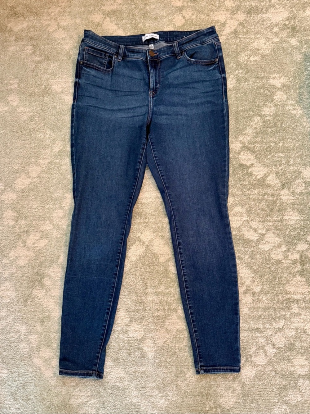 Lane Bryant Dark Blue Skinny Jeans